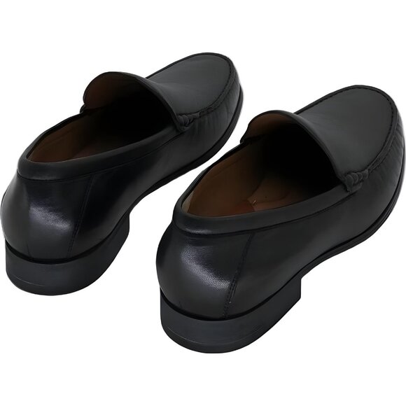 Johnston Murphy Hawkins Cresswell Venetian Glove Leather Black Mens US 10M - Picture 3 of 6